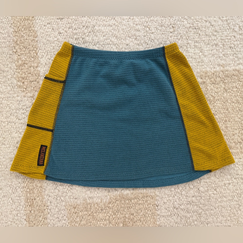 Melanzana Micro Grid Mini Skirt XS